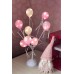 Balon Ağacı Çocuk Odası Gece Lambası Pembe&Beyaz